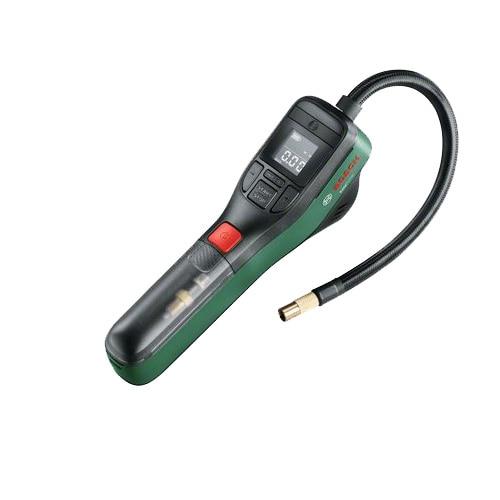 Pompa pneumatica Bosch EasyPump 0603947000, 3.6 V, 3 Ah, 10 bar/150 psi presiune maxima, 1030 kPa putere maxima, 10 l/min volum, supapa, ac pentru minge, adaptor volum, cabluUSB, geanta Pompa pneumatica Bosch EasyPump 0603947000, 3.6 V, 3 Ah, 10 bar/150 psi presiune maxima, 1030 kPa putere maxima, 10 l/min volum, supapa, ac pentru minge, adaptor volum, cabluUSB, geanta