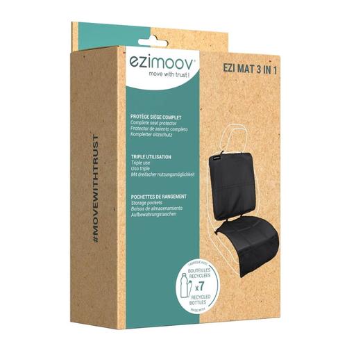 Protectie bancheta Ezimoov 3 in 1 EZ-1201, Eco friendly (Negru) - 0 | YEO