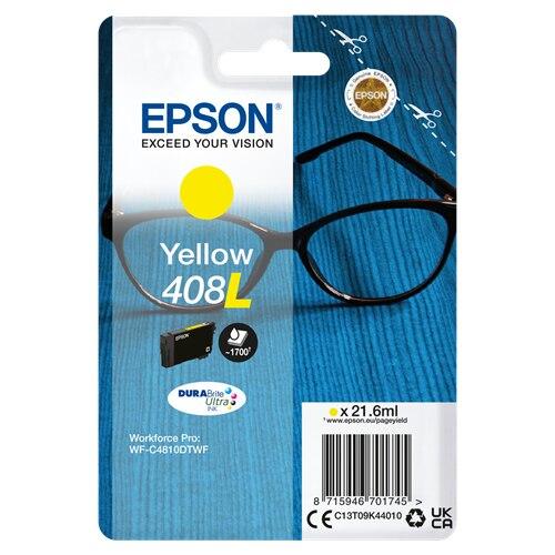 Cartus Cerneala Epson Yellow 408L, acoperire 2200 pagini (Galben)
