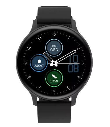 Smartwatch Canyon Badian SW-68, Display TFT 1.28inch, Bluetooth, Waterproof IP68, Android/iOS (Negru) - 0 | YEO