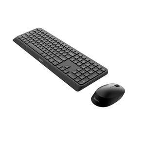 Kit tastatura si mouse Philips SPT6307, Wireless 2.4GHz, 104 taste (Negru)