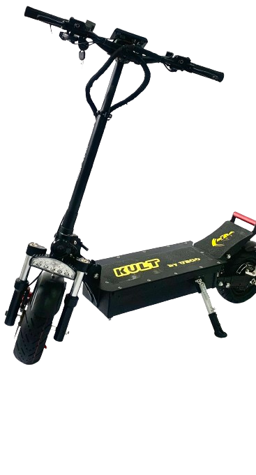 Trotineta electrica KULT by UBGO II, Autonomie 70-100Km, Viteza 60 Km/h, Motor 1000W, roti 10inch, frane hidraulice, baterie 48V/24Ah PANASONIC (Negru) Trotineta electrica KULT by UBGO II, Autonomie 70-100Km, Viteza 60 Km/h, Motor 1000W, roti 10inch, frane hidraulice, baterie 48V/24Ah PANASONIC (Negru)