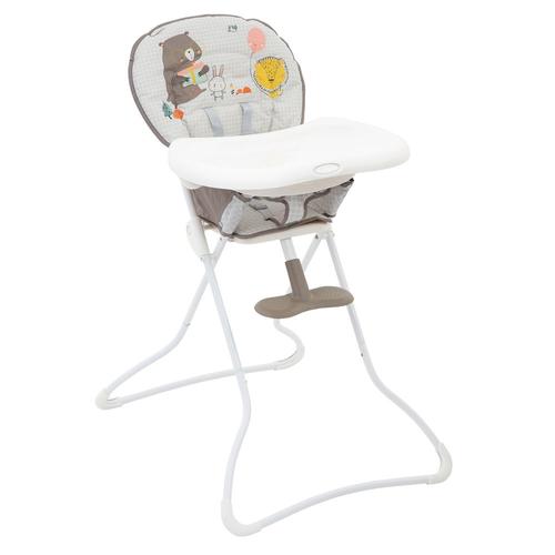 Scaun de masa Graco Snack N Stow Bear Story, 6 luni+, Maxim 15 kg (Multicolor)