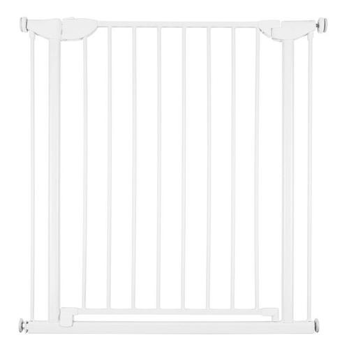 Poarta de siguranta metal Childhome Eltra Doorgate Pressure 75-81 cm, Alb