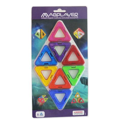 Joc de constructie magnetic - 8 piese Joc de constructie magnetic - 8 piese