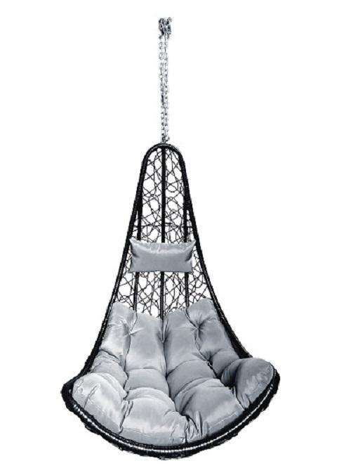 Scaun suspendat de tavan Heinner VIGO (Negru/Gri)