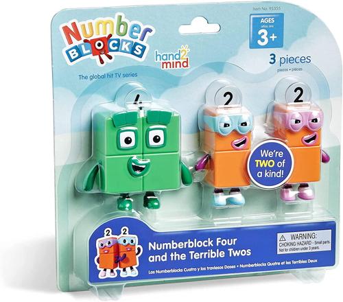 Set figurine Numberblocks - Patru & Teribilii Doi - 0 | YEO