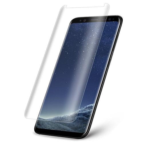 Folie Sticla Curbata - Adeziv cu Lampa UV - pentru Samsung Galaxy S10 (Transparenta)
