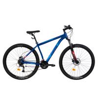 Bicicleta MTB DHS Terrana 2927, M, Roti 29", Frane Hidraulice pe disc, 24 viteze (Albastru)