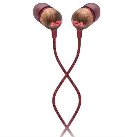 Casti Stereo House Of Marley Smile Jamaica, 3.5 mm jack, 1.2m (Rosu/Maro)