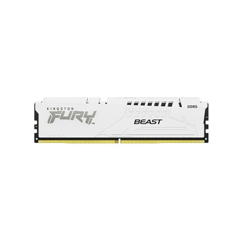 Memorie Kingston FURY Beast White 16GB DDR5, 5600MT/s, CL40