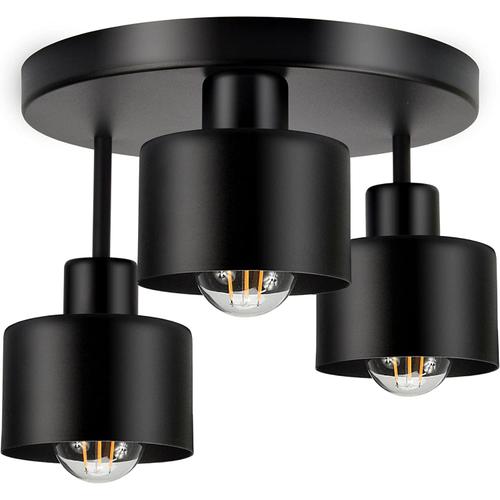 Lustra suspendata ADVITI RAMOS AD-LD-6258BE27M, 3 x E27, maxim 60W, Negru