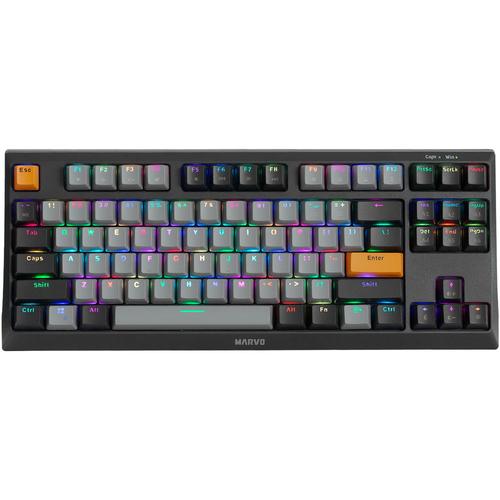 Tastatura Gaming Mecanica Marvo KG980B, USB, iluminare RGB (Negru/Gri) Tastatura Gaming Mecanica Marvo KG980B, USB, iluminare RGB (Negru/Gri)