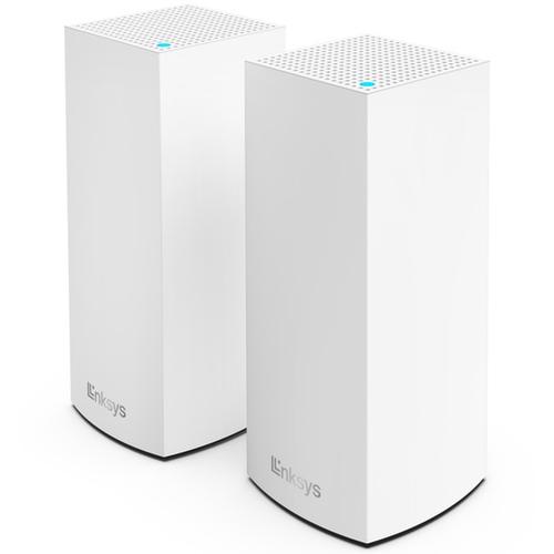 Set 2 Sisteme Wi-Fi Mesh Linksys Atlas Pro 6, AX5400, Dual-Band, Wi-Fi 6, OFDMA, 4x4 MU-MIMO, Intelligent Mesh™ Technology, Dynamic Backhaul (Alb)