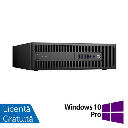 Calculator Sistem PC Refurbished HP ProDesk 600 G2 SFF, Intel Core i7-6700 3.40GHz, 8GB DDR4, 240GB SSD + Windows 10 Pro