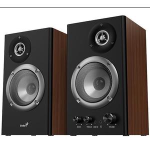 Boxe GENIUS 2.0, RMS: 36W 2 x 18W, amplificare integrata (Negru/Maro)