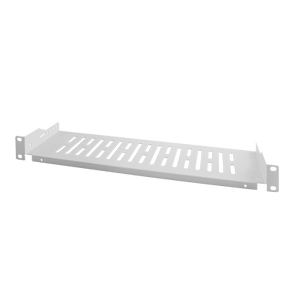 Raft fix Logilink 1U pentru rack 19 inch SF1C25G, adancime 152mm, sarcina maxima 5Kg, vopsea antistatic, otel 1.5mm, Gri
