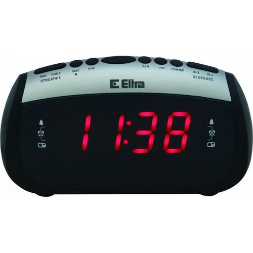 Radio cu ceas, Eltra, Negru Radio cu ceas, Eltra, Negru