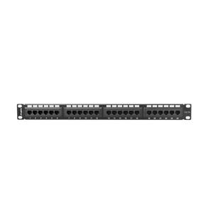 Patch Panel Lanberg PPU5-1024-B, 24 port 1U, cat. 5e, Negru