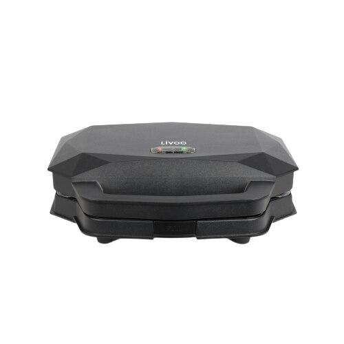 Aparat pentru gaufre/waffle Livoo DOP232, Placi interschimbabile, 1000 W (Negru)