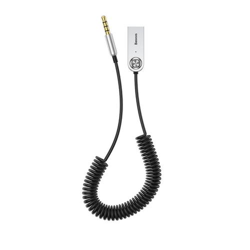 Adaptor Audio Baseus Bluetooth Jack 3.5mm, alimentare prin USB, Negru