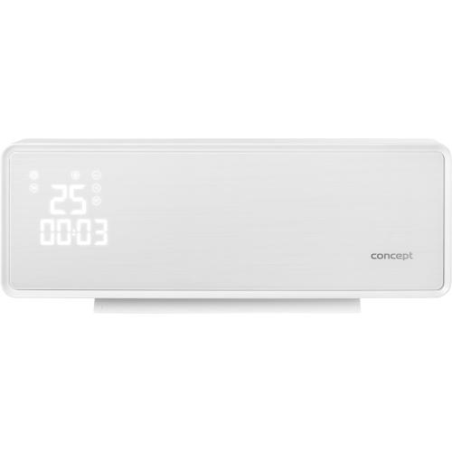 Aeroterma ceramica de perete Concept QH4000, 2000 W, afisaj LED, 2 trepte de putere, telecomanda (Alb)