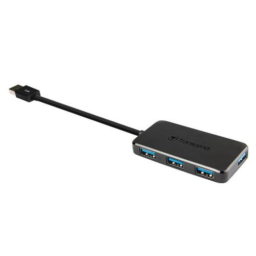 Hub Transcend TS-HUB2K, 4x USB 3.0 (Negru)