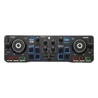 Consola portabila Hercules, Dj Control Starlight, iluminare RGB, efecte stroboscopice, paduri