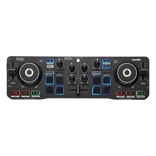 Consola portabila Hercules, Dj Control Starlight, iluminare RGB, efecte stroboscopice, paduri Consola portabila Hercules, Dj Control Starlight, iluminare RGB, efecte stroboscopice, paduri