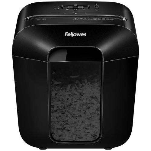 Distrugator de documente Fellowes Powershred LX25, 6 coli, Cross-Cut, 11.5 L (Negru)