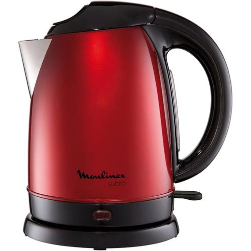 Fierbator Moulinex Subito, 1.7 L, 2400 W, Baza rotativa 360 (Rosu)