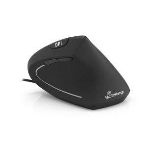 Mouse PC MediaRange, 2400 DPI, USB 1.7m (Negru)