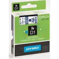 Banda laminata Dymo D1 DY45014, 12mm, Albastru/Alb