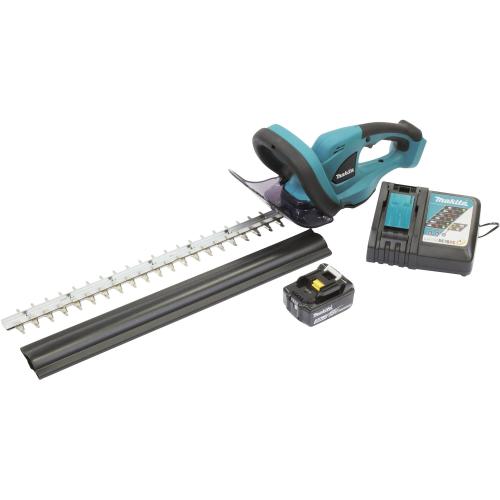 Foarfeca electrica pe acumulator pentru tuns gard viu Makita DUH523RF, 18 V, lama 52 cm, diametru maxim taiere 15 mm, contine: acumulator 18V LXT 3.0Ah + incarcator