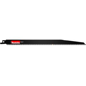 Lama fierastrau sabie, Makita P-05016, Coada universala, HCS/CV, 6 TPI, lungime 300 mm, pentru lemn, rigips, plastic PVC