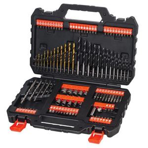 Set 109 burghie BLACK&DECKER, 1/4"