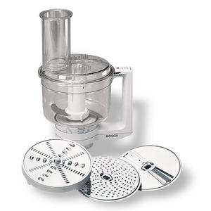 Blender Bosch MUZ5MM1, Functii de taiere si razuire compatibil cu robotii de bucatarie Bosch MUM5