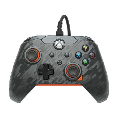 Controller PDP 049-012-CMGO, USB, pentru Xbox Series X/S, Xbox One, PC (Negru/Portocaliu)