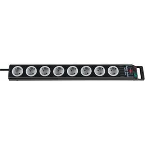Prelungitor Brennenstuhl 1153380118, 2.5 m, Switch On/Off iluminat, Siguranta 16A, Protectie copii (Negru)