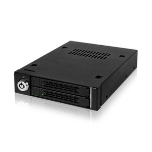 Rack Portabil Icy Dock ToughArmor MB992SK-B Backplane, 2x 6.3cm SATA I-III la 1x3.5" HDD/SSD (Negru)