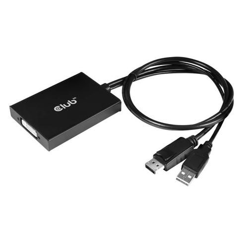 Adaptor Club3D CAC-1010, DisplayPort, DVI-D (Negru)