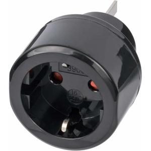 Adaptor priza Brennenstuhl 150844, 10 A, 250V, Australia/China (Negru)