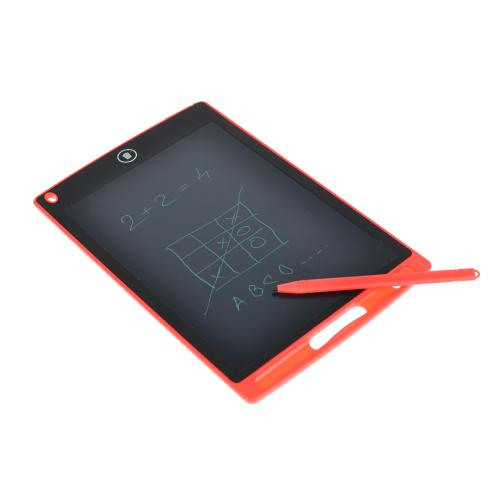 Tableta BVS 8.5inch LCD pentru scris si desenat, pentru copii, elevi, studenti (Rosu)