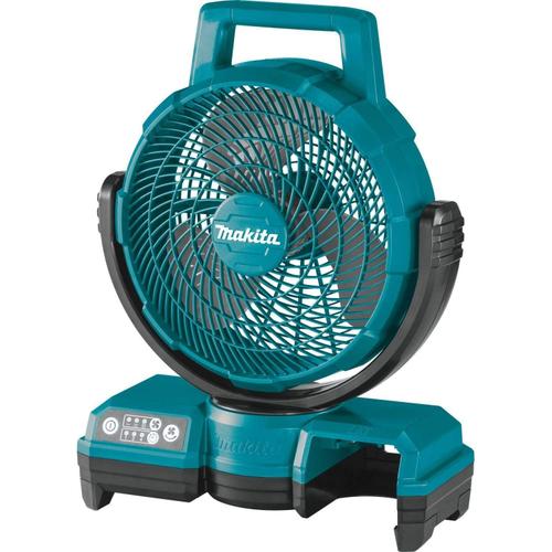 Ventilator Makita DCF203Z, 290 CFM, Oscilare 45 grade (Albastru)