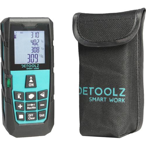 Telemetru cu laser Detoolz MS-40a, interval masurare 0.05-40m, precizie +/-1,5mm, memorie 20 masuratori (Albastru)