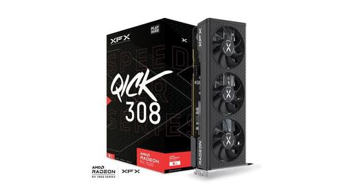 Placa video XFX SPEEDSTER QICK 308 Radeon RX 7600 Black Edition 8GB GDDR6 128-bit