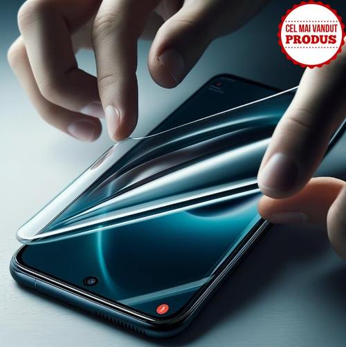 Serviciu montaj folie din silicon TRANSPARENTA (UV 190 MICRONI 6H) pentru telefon