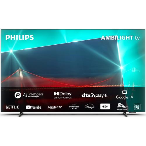 Televizor OLED Philips 122 cm (48inch) 48OLED718/12, Ultra HD 4K, Smart TV, Ambilight, WiFi, CI+ Televizor OLED Philips 122 cm (48inch) 48OLED718/12, Ultra HD 4K, Smart TV, Ambilight, WiFi, CI+