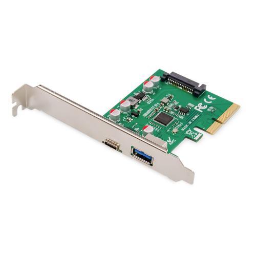 Adaptor card PCIe la USB 3.1 type C si USB-A Adaptor card PCIe la USB 3.1 type C si USB-A