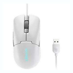 Mouse gaming Lenovo Legion M300s, Iluminare RGB, 8k DPI, Sensor Pixart, Alb